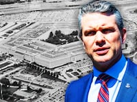 Pete Hegseth, Pentagon building photo illustration