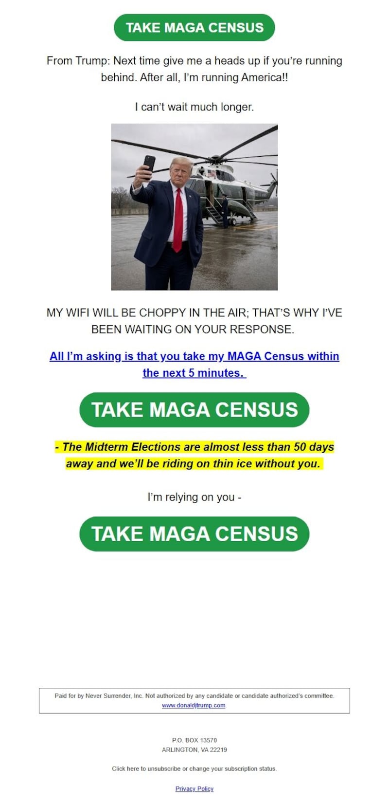 Archive of Political Emails