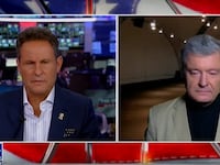 Fox News host Brian Kilmeade interviews former Ukrainian President Petro Poroshenko.