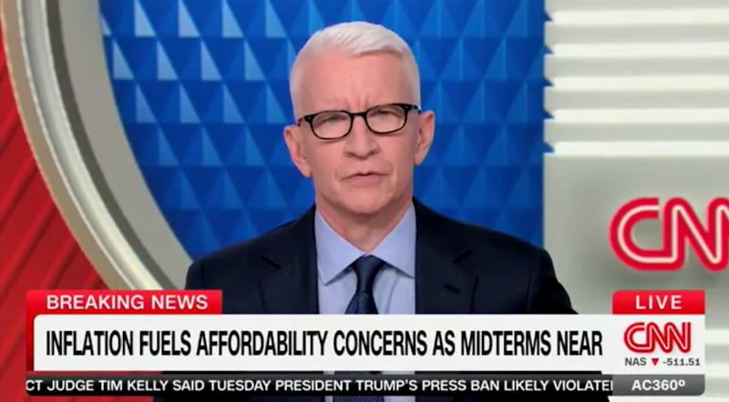 Anderson Cooper is concerned about Trump's priorities.