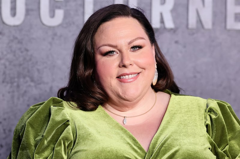 Emmy-winning actress Chrissy Metz looked stunning at the premiere of Apple TV+'s "Nocturne" on Oct. 20. in New York.