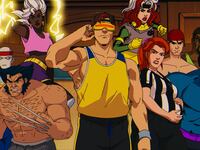 A group shot of the X-Men in a still from ‘X-Men 97’