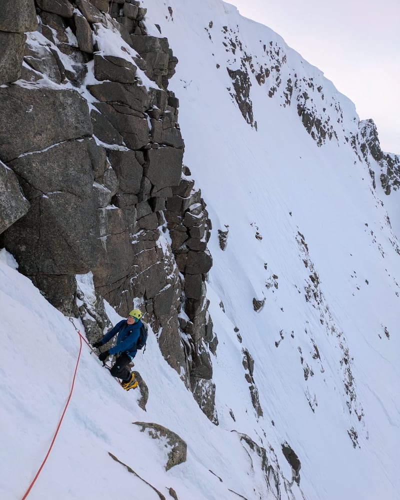 Shuana Burke poses for a picture on her GoFundMe page while climbing Mount Everest.