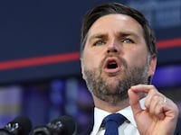 Vice President JD Vance speaks at Don's Machine Shop in West Pittston, Pennsylvania.