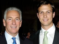 NEW YORK CITY, NY - APRIL 18: (L-R) Charles Kushner, Jared Kushner and Barbara Kushner attend Jared Kushner and Peter Kaplan Present the Relaunch of the New York Observer Website at Four Seasons Restaurant on April 18, 2007 in New York City. (Photo by PAUL LAURIE/Patrick McMullan via Getty Images)