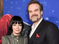 Lily Allen and David Harbour