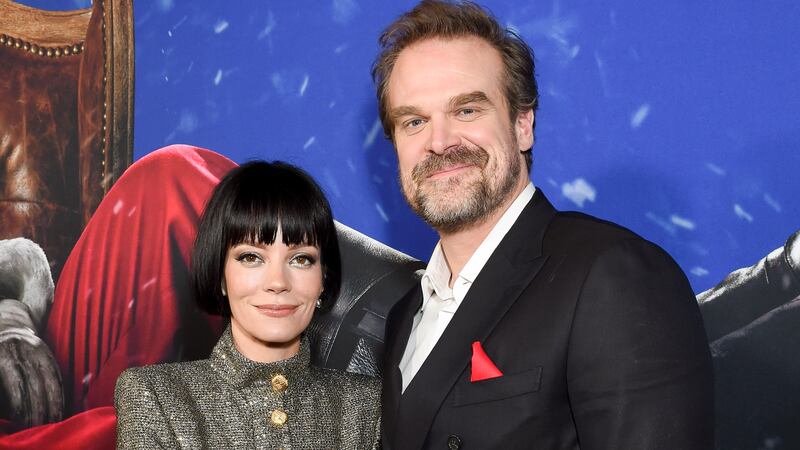 Lily Allen and David Harbour