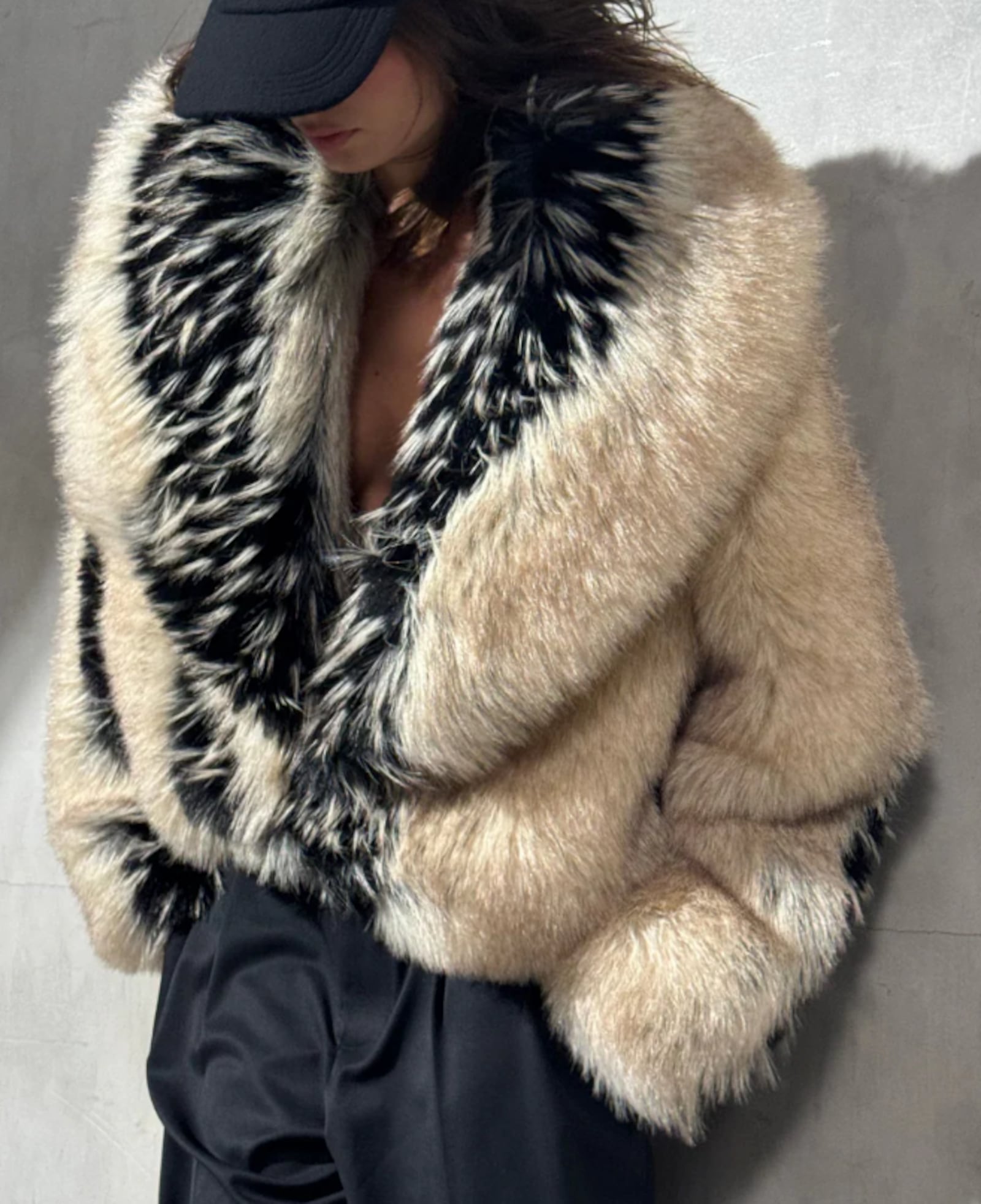 Auter The Fox Jacket in Sand Noir ($950)