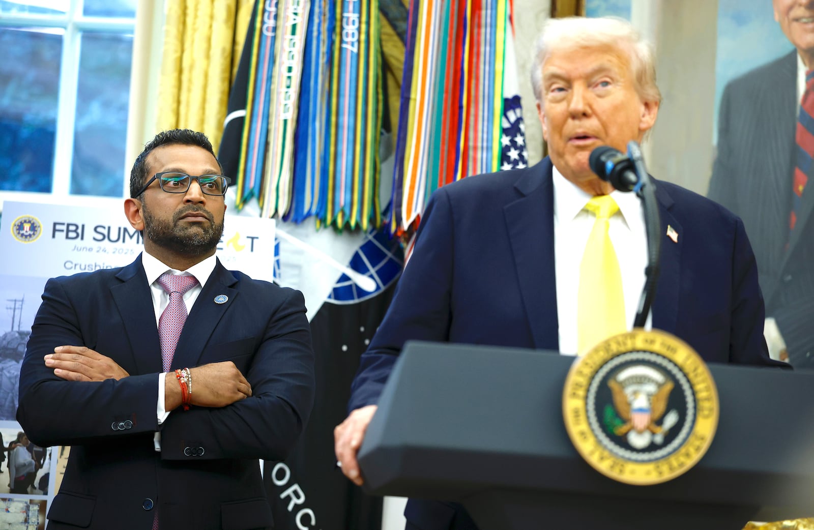 As FBI director, Patel has enacted Trump’s desire to slash federal employees. Kevin Dietsch/Getty Images