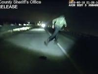 Larimer County sheriff’s deputy Lorenzo Lujan tasered Brent Thompson in the middle of the highway.