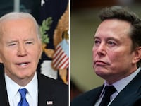Joe Biden and Elon Musk.