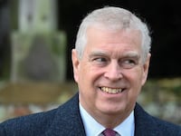 Britain's Prince Andrew, Duke of York attends the Royal Family's Christmas Day service at St. Mary Magdalene's church, Sandringham, December 25, 2022.