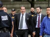 Joe Tacopina, former lawyer of former U.S. President Donald Trump, exits the Manhattan Federal Court following the verdict in the civil rape accusation case against former U.S. President Donald Trump, in New York City, on May 9, 2023.
