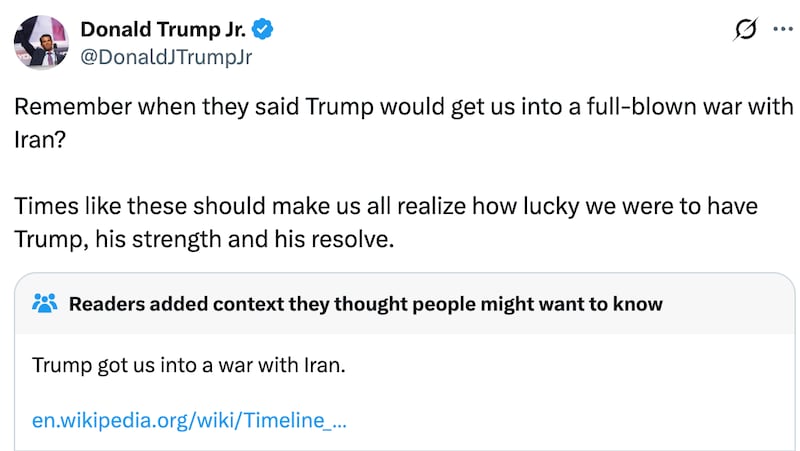 Donald Trump Jr.’s post