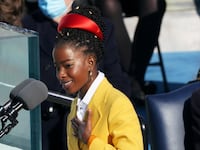 Amanda Gorman at President Joe Biden’s inauguration.