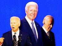 A photo illustration of President Joe Biden.