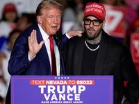 Donald Trump was joined by Nicky Jam at a Sep. 13 campaign rally during which the Latin music star endorsed the former president.