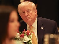Trump later attended a Christmas Eve Dinner at Mar-a-Lago, where he is spending the holidays this year.