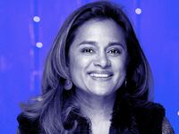 An illustration including producer Veena Sud
