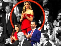 Bettina Anderson, Kimberly Guilfoyle, Donald Trump, Jr.