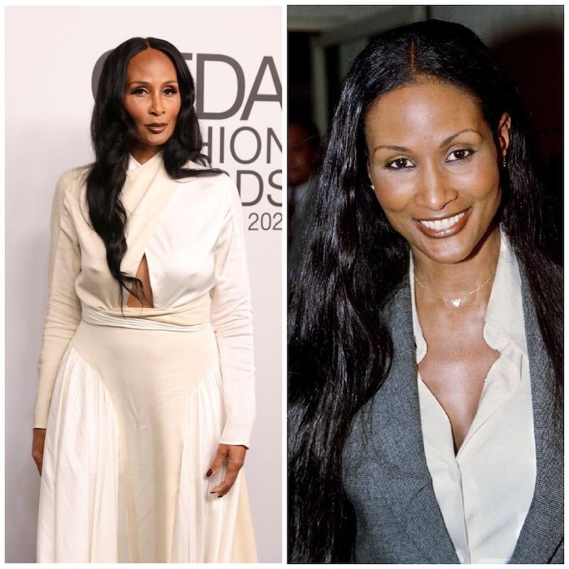 Deborah Gregory was encouraged to undergo surgery by her long-time friend, Beverly Johnson. Pictured here in 2021 and 1995.