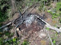 Helicopter crash.