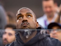 A picture of Kanye West, also known as Ye, whose account was reinstated on X—aka Elon Musk’s newly-rebranded Twitter—after the rapper was suspended for violating company policy with an antisemitic post.