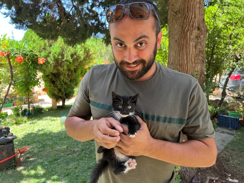 An image of Issam Abdallah released by Reuters.