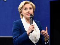 Kate McKinnon as Democratic Presidential Candidate Hillary Clinton