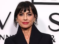 Constance Zimmer attends FX’s "Love Story: John F. Kennedy Jr. & Carolyn Bessette" FYC red carpet event at Metrograph on April 29, 2026.
