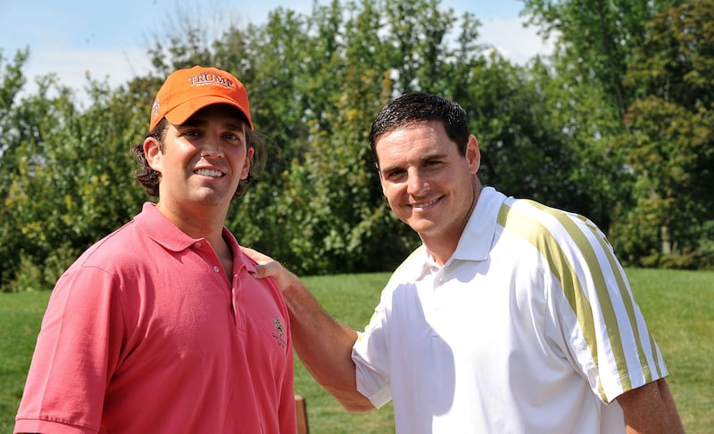Donald Trump Jr.and Jay Feely