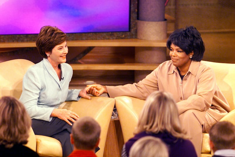 Winfrey has cycled through a plethora of hairstyles on her talk show.