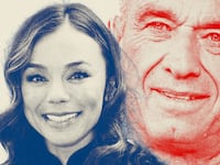An illustration of Nicole Shanahan and Robert F. Kennedy Jr.