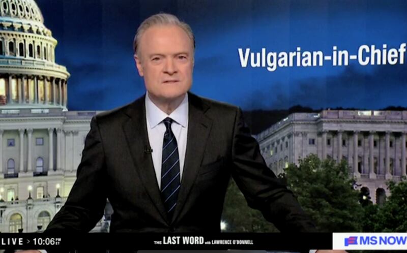 O'Donnell reminded viewers how Trump has taken offense at hand-related insults since the 1980s.