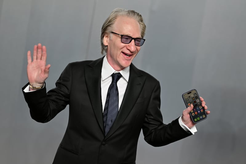 Bill Maher attends the 2026 Vanity Fair Oscar Party in Los Angeles on March 15, 2026.