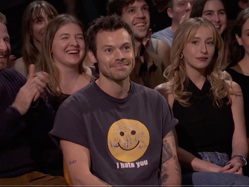 Harry Styles crashed Ryan Gosling's opening monologue.