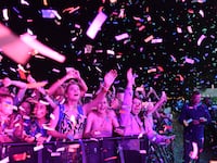 Crowd at the 2019 Coachella Valley Music And Arts Festival.