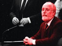 An illustration including a photo of Robert Hadden