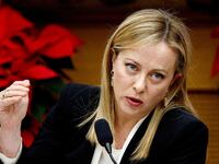 Italy's Prime Minister Giorgia Meloni