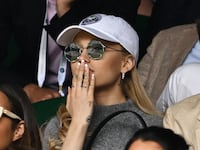 Ariana Grande attends Wimbledon
