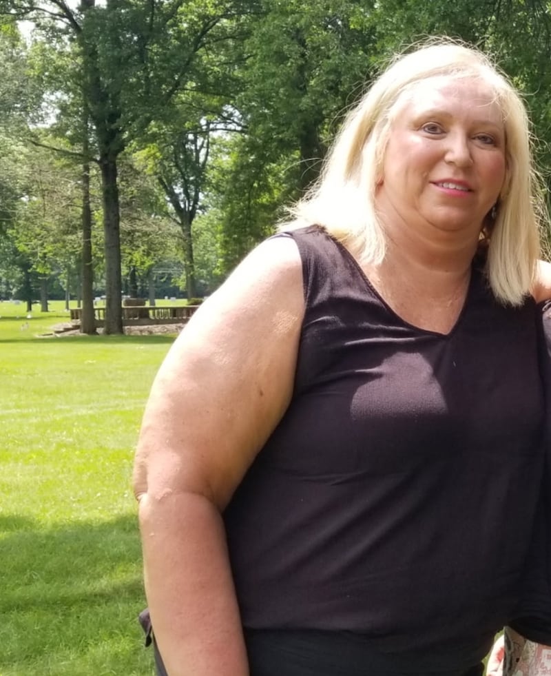 Diane gained weight during struggles with her health.