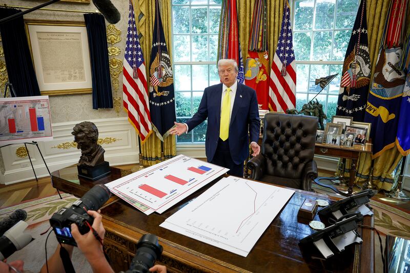 Trump in the Oval Office