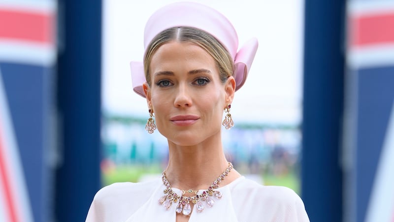Lady Amelia Spencer attends day three of Royal Ascot dressed in Holland Cooper at Ascot Racecourse on June 18, 2026, in Ascot, England.