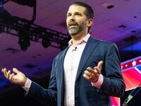 Australian Home Minister Clare O’Neil called Donald Trump Jr. a “big baby” over his canceled speaking tour with Turning Point Australia, saying he had been issued a visa to Australia.
