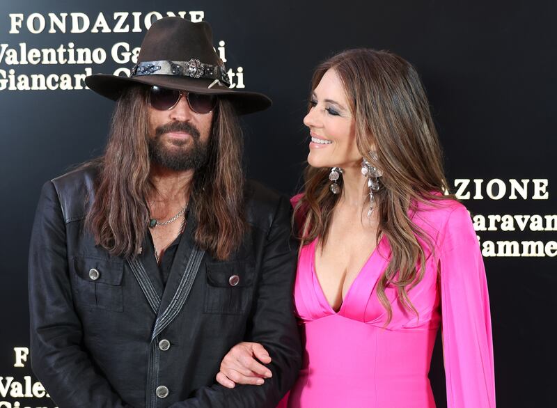 Billy Ray Cyrus and Elizabeth Hurley