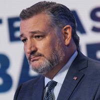 Ted Cruz at a debate with Colin Allred on Oct. 15, 2024.