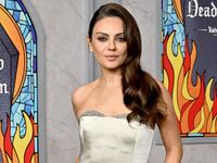 LOS ANGELES, CALIFORNIA - NOVEMBER 17: Mila Kunis attends the Los Angeles Premiere of Netflix's "Wake Up Dead Man: A Knives Out Mystery" at Academy Museum of Motion Pictures on November 17, 2025 in Los Angeles, California. (Photo by Axelle/Bauer-Griffin/FilmMagic)