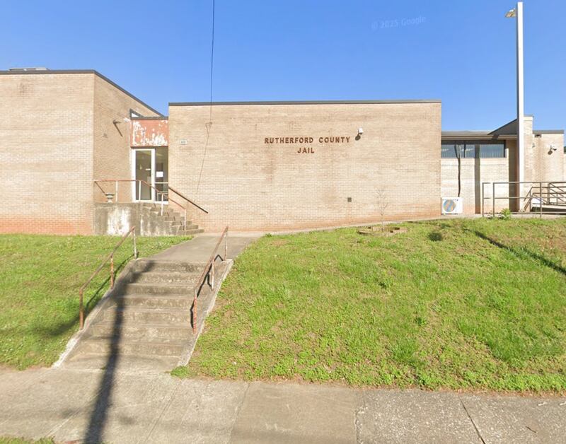 Rutherford County jail, where Esther Lopez-Sanchez was held before giving birth in a hospital nearby.