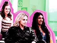 A photo illustration showing Avantika and Rennee Rapp in Mean Girls the musical.