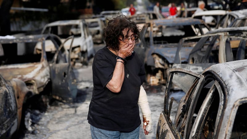wildfire climate change global warming haze greece california sweden arctic circle